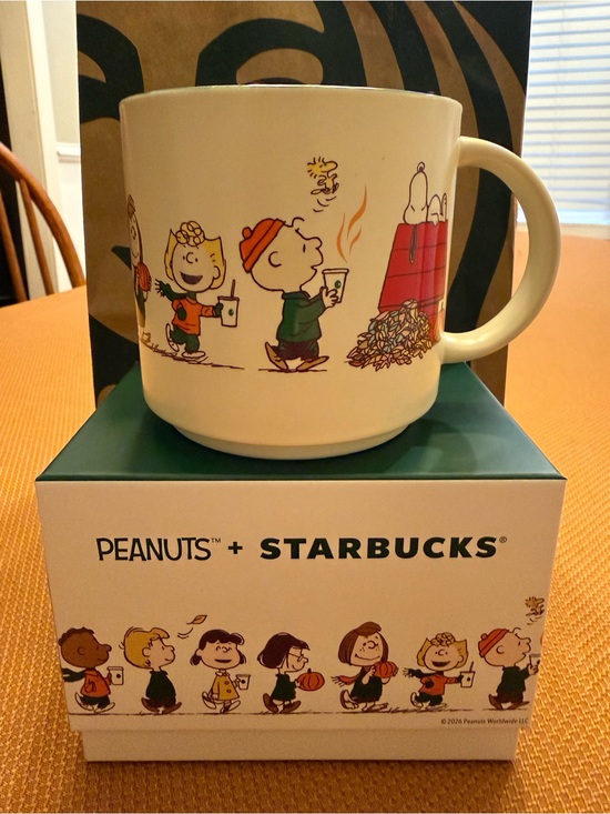 Starbucks Other - Starbucks x Peanuts Cream Ceramic Mug - Limited Edition Brand New!